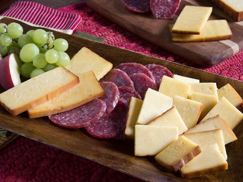 Smoked Cheddar Cheese plate