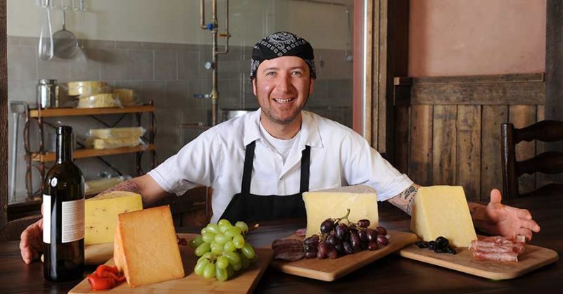 Fernando cheesemaker at Gold Creek Farms