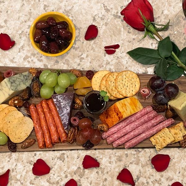 romantic cheese board