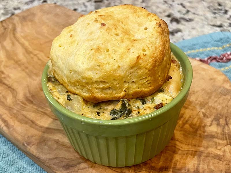 recipe Spinach Rosemary Chicken Cheddar Mini Casseroles